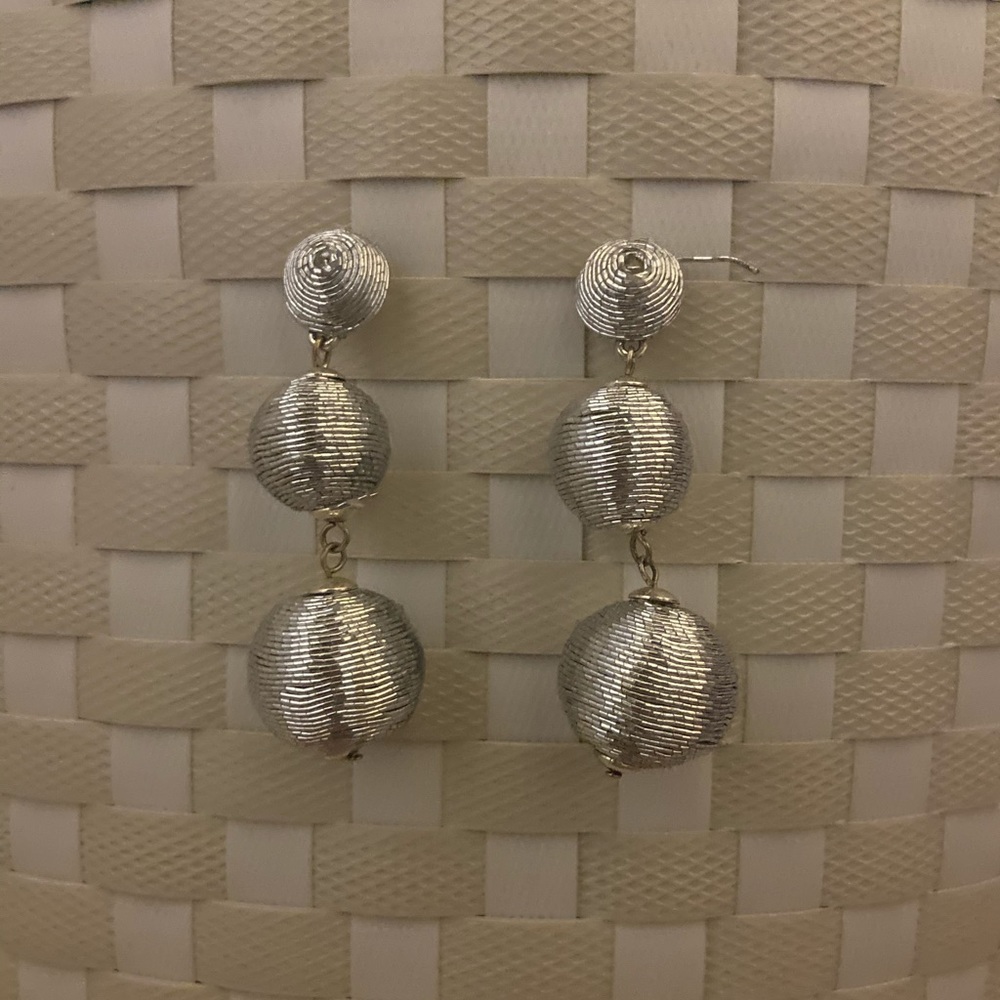 Silver Drop Earrings